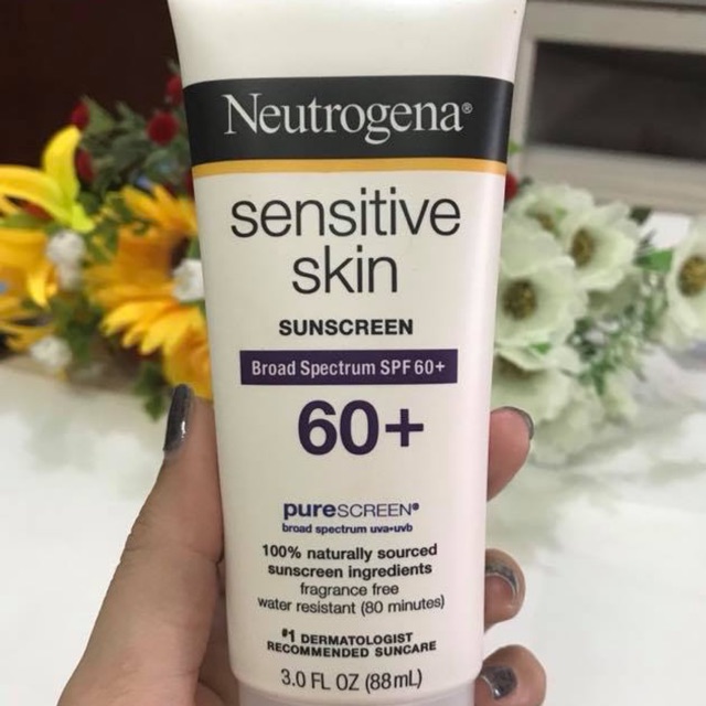 Kem chống nắng dành cho da nhảy cảm Neutrogena Sensitive Skin Sunscreen Lotion SPF 60