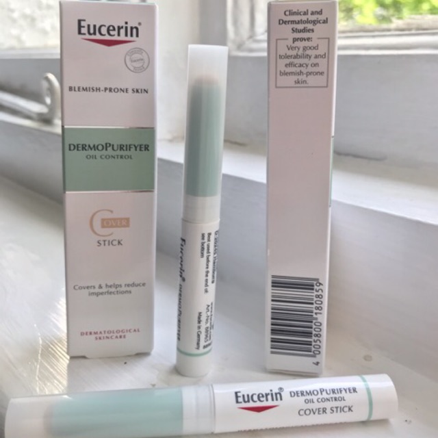 Bút che khuyết điểm Eucerin Dermo purifyer mẫu mới thấy thế ProAcne control Cover Stick (BILL UK) | BigBuy360 - bigbuy360.vn