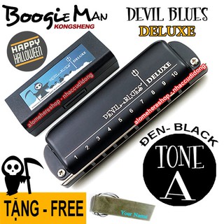 Kèn Harmonica KongSheng Devil Blues Deluxe 10 lỗ Diatonic Cao Cấp Comb Kim Loại
