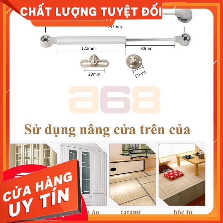 Tay nâng chống cánh tủ blu piston  80N 100N 120N 150N (tay chống thủy lực)