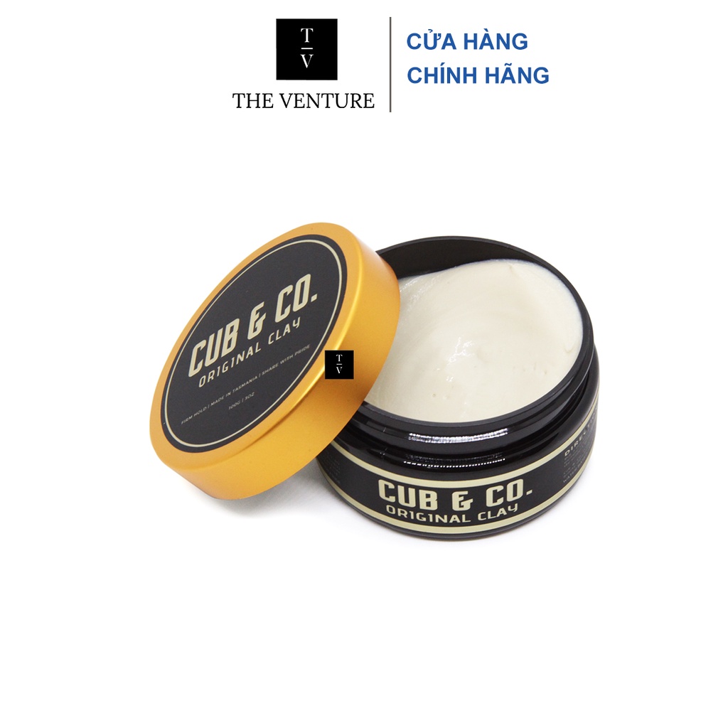 Sáp Vuốt Tóc Nam Cub &amp; Co Original Clay Chính Hãng - 100 Gram