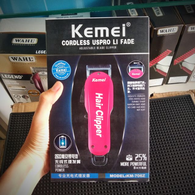 kemei cordless uspro li fade