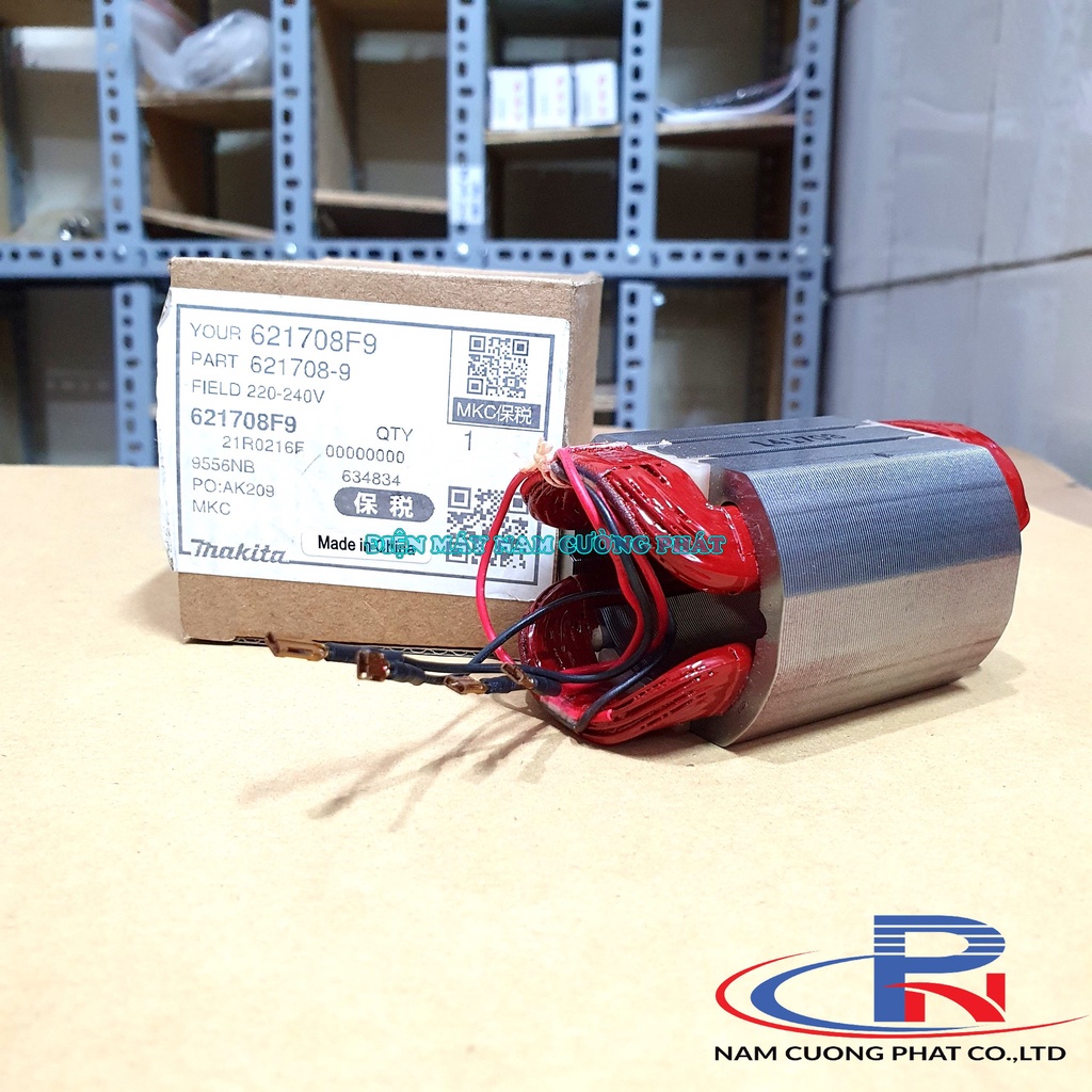 Stator máy mài Makita 9556, 9558 621708-9