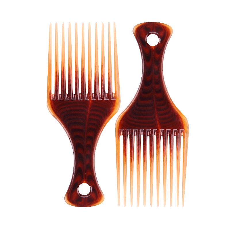 Lược chải Pomade chuyên dụng Afropick hổ phách