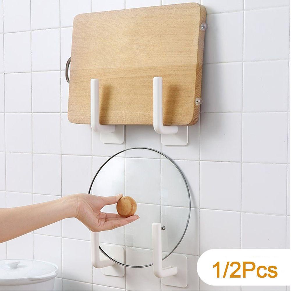 Set 1 / 2 Giá Đỡ Giấy Vệ Sinh Tự Dính Tiện Dụng Cho Phòng Bếp