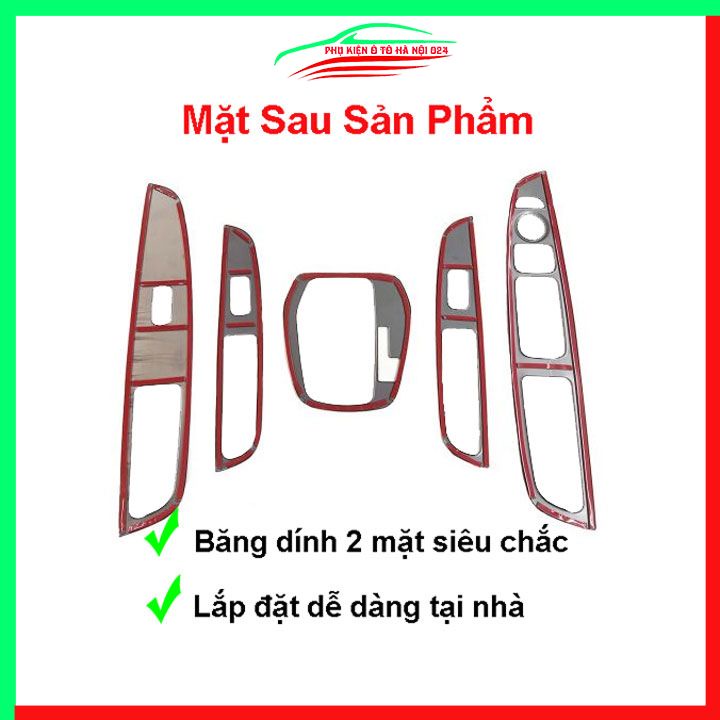 Ốp nội thất cho xe ô tô Huyndai i10 2014-2021 vân Titan bảo vệ chống trầy xước và làm đẹp xe