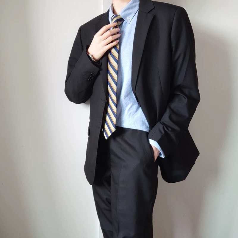 Áo khoác Blazer Nam Patio, Áo Blazer Nam Form Rộng Dáng Unisex Phong Cách Hàn Quốc Hottrend