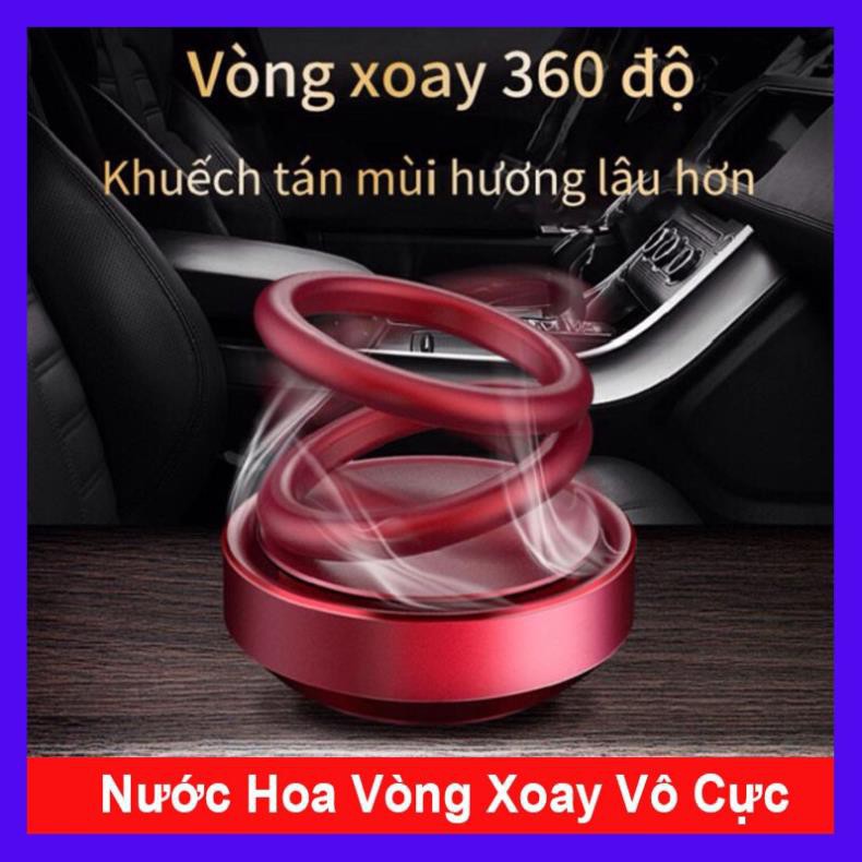 28✥♠Vòng xoay vô cực nước hoa sáp thơm LOẠI 1 thân KIM khử mùi trang trí ô tô gia đình bàn làm việc