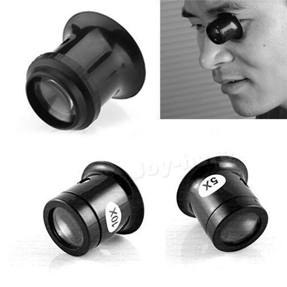 Kính LúP Trang SứC Đen ThờI Trang 5X Và 10X