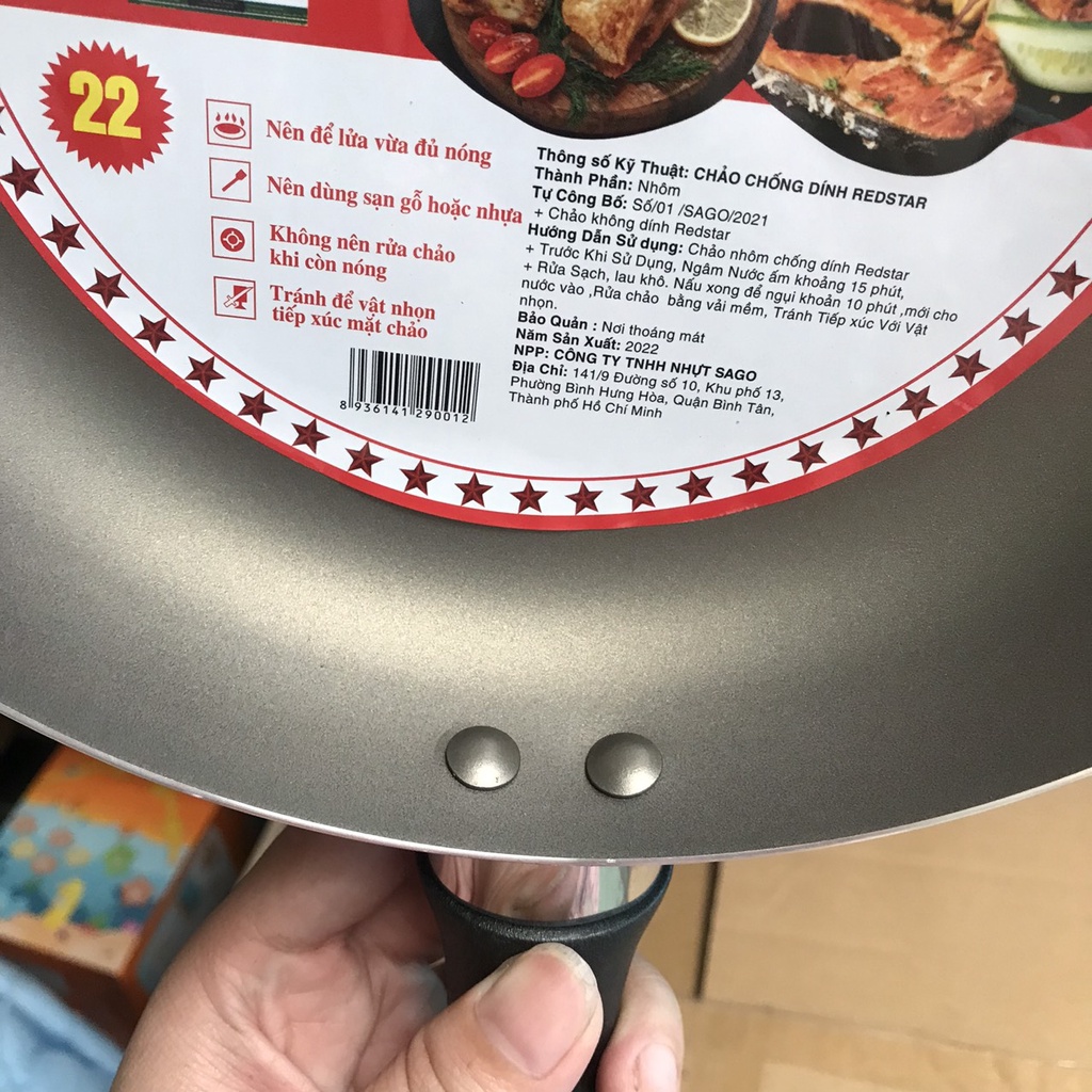 Chảo Chống dính Redstar 22cm