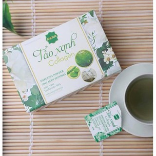 Tảo xanh Collagen Hera-bổ sung collagen [ Rẻ+Đẹp+ Video]