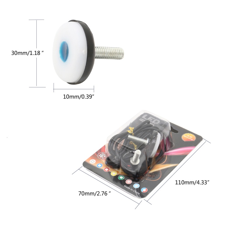 Đèn LED Mắt Đại Bàng Gắn Biển Số Xe Mô Tô