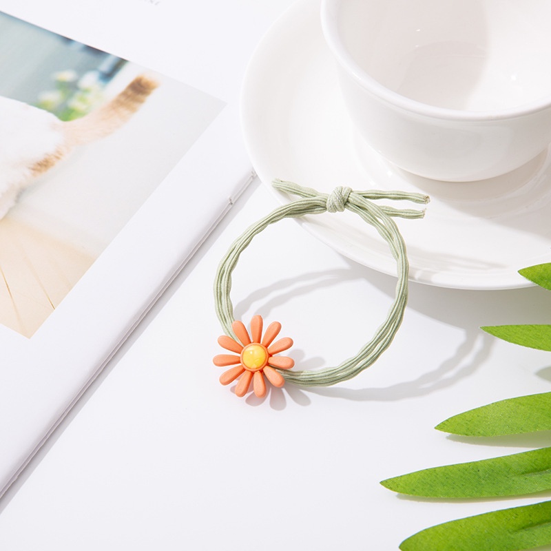 Dây chun buộc tóc hình hoa cúc dễ thương xinh xinh cho các bạn gái
