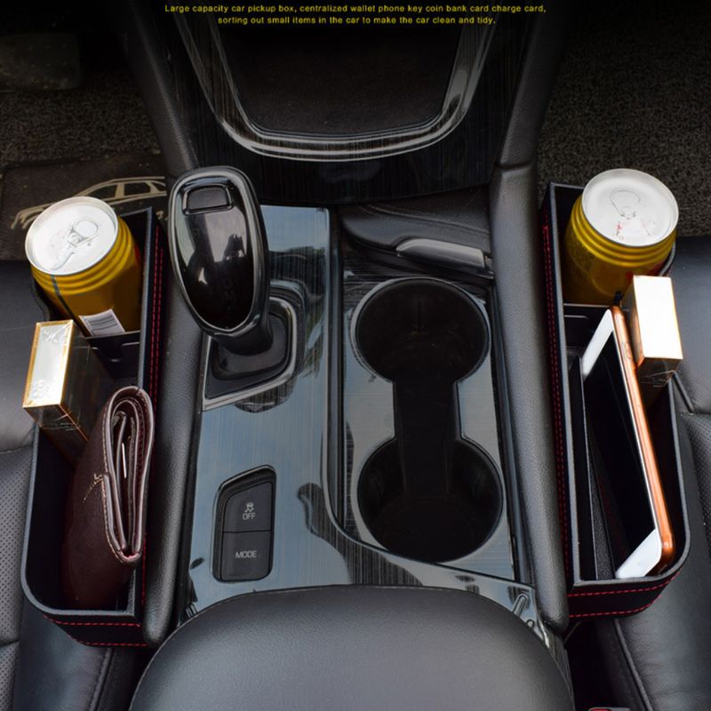 Hộp Đựng Đồ Gắn Ghế Ngồi Xe Hơi / Ví / Chìa Khóa / Thẻ Điện Thoại Tiện Dụng