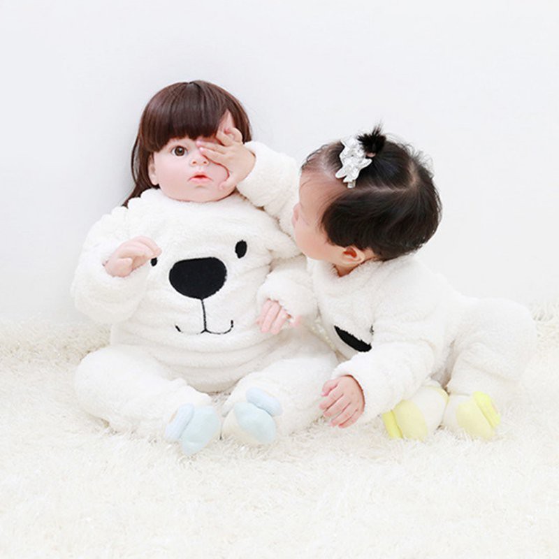 Áo liền quần dài tay ấm áp dễ thương cho bé