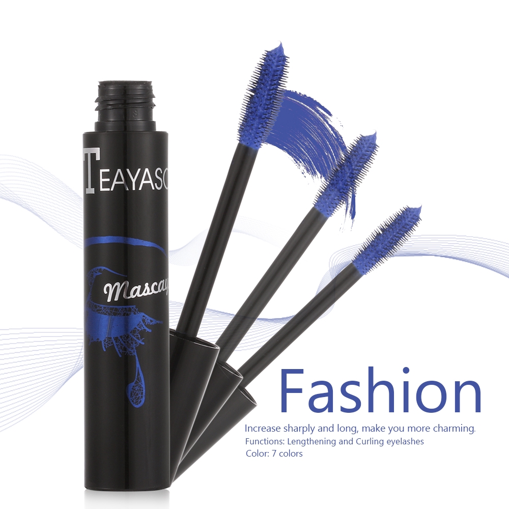 Mascara TEAYASON làm dày và dài mi nhiều màu sắc kháng nước