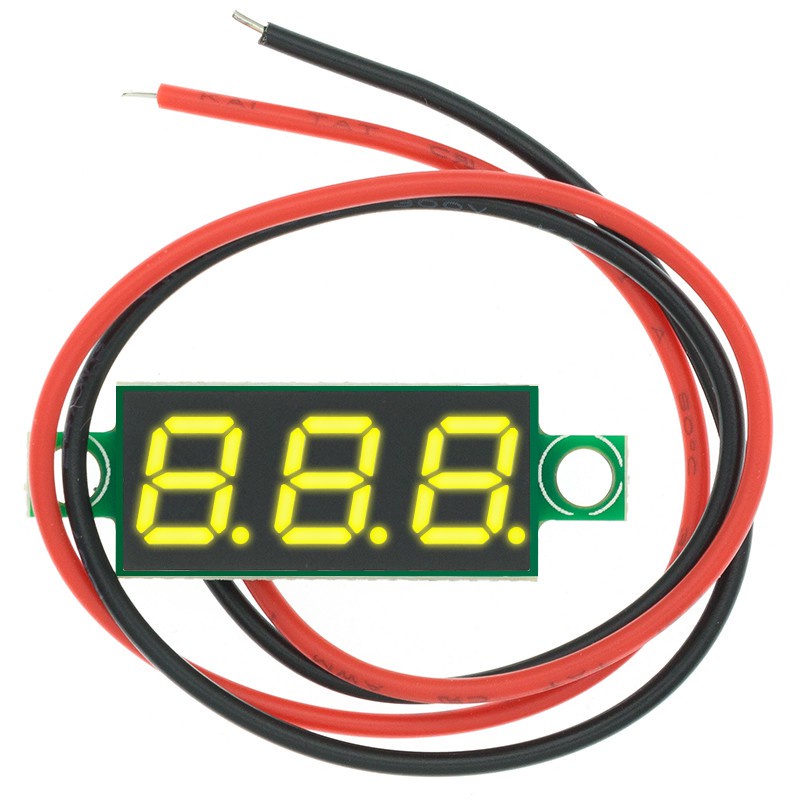 Vôn Kế Kỹ Thuật Số Mini 0.28 Inch 2.5V-40V 5V 9V 12V 24V
