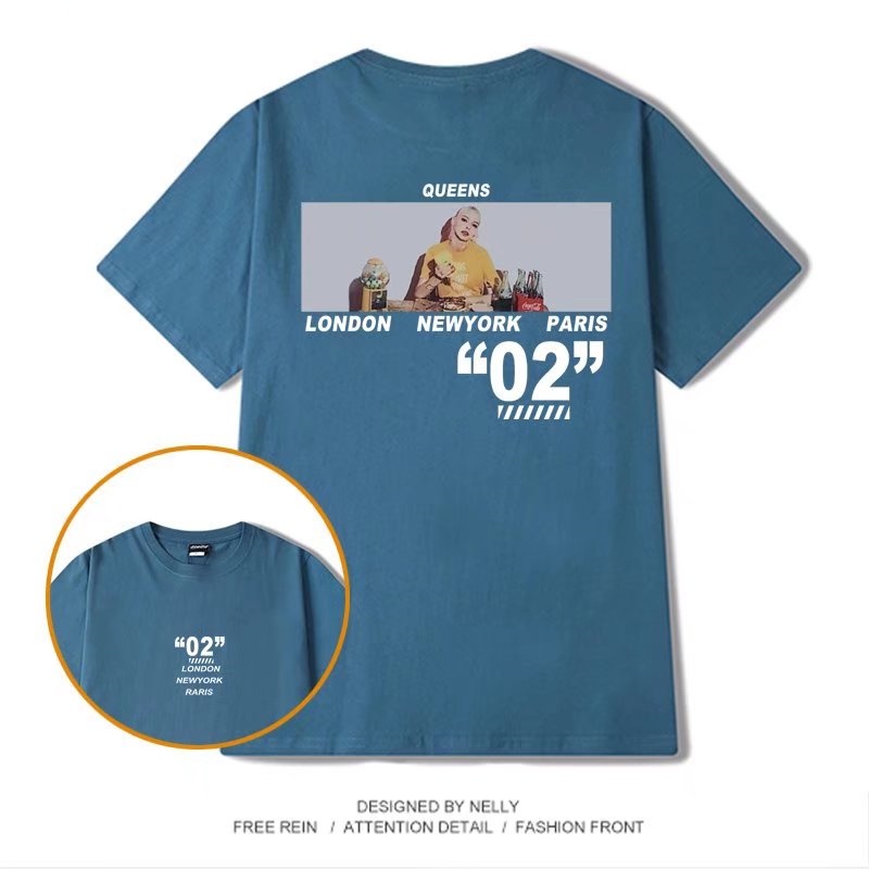 Áo Thun Tay Ngắn Cổ Tròn Dáng Rộng In Chữ Thoải Mái Thời Trang Cho Nam Size M-8XL