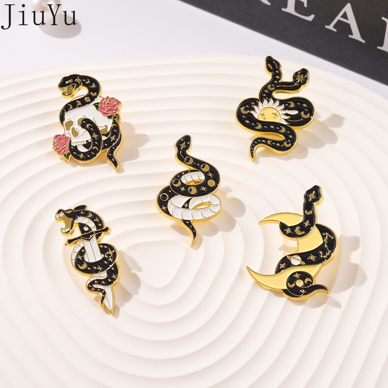 Ghim Cài Áo Hình Rắn Hoạt Hình Thời Trang