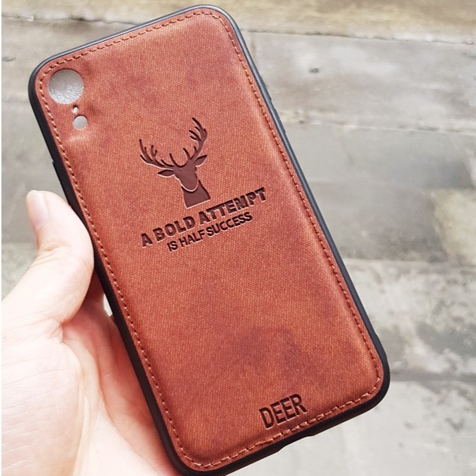 Ốp lưng DEER loại 1 giả da cho iPhone đủ các mã iPhone 6 6s 7 7s 6 Plus 7 Plus 8 Plus iPhone X XS XR XS MAX