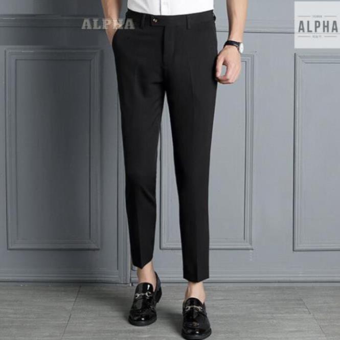 Quần âu nam đẹp dáng côn năng động, vải co giãn 4 chiều, phù hợp đi làm công sở, đi học