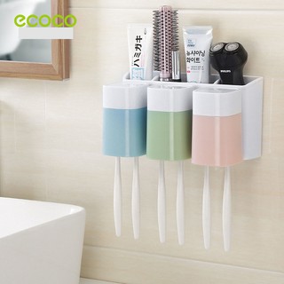KỆ ĐỂ BÀN CHẢI KÈM CỐC ECOCO E1402