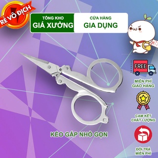Kéo Gấp Gọn Bỏ Túi Chất Liệu Thép Không Gỉ (KG01)