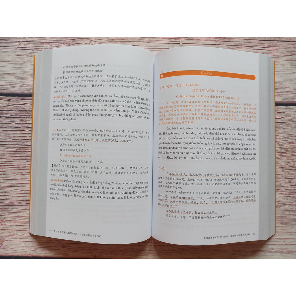 Sách - Bộ Đề Luyện Thi Năng Lực Hán Ngữ HSK 5 - Tuyển Tập Đề Thi Mẫu Và Giải Thích Đáp Án Tặng Sổ tay