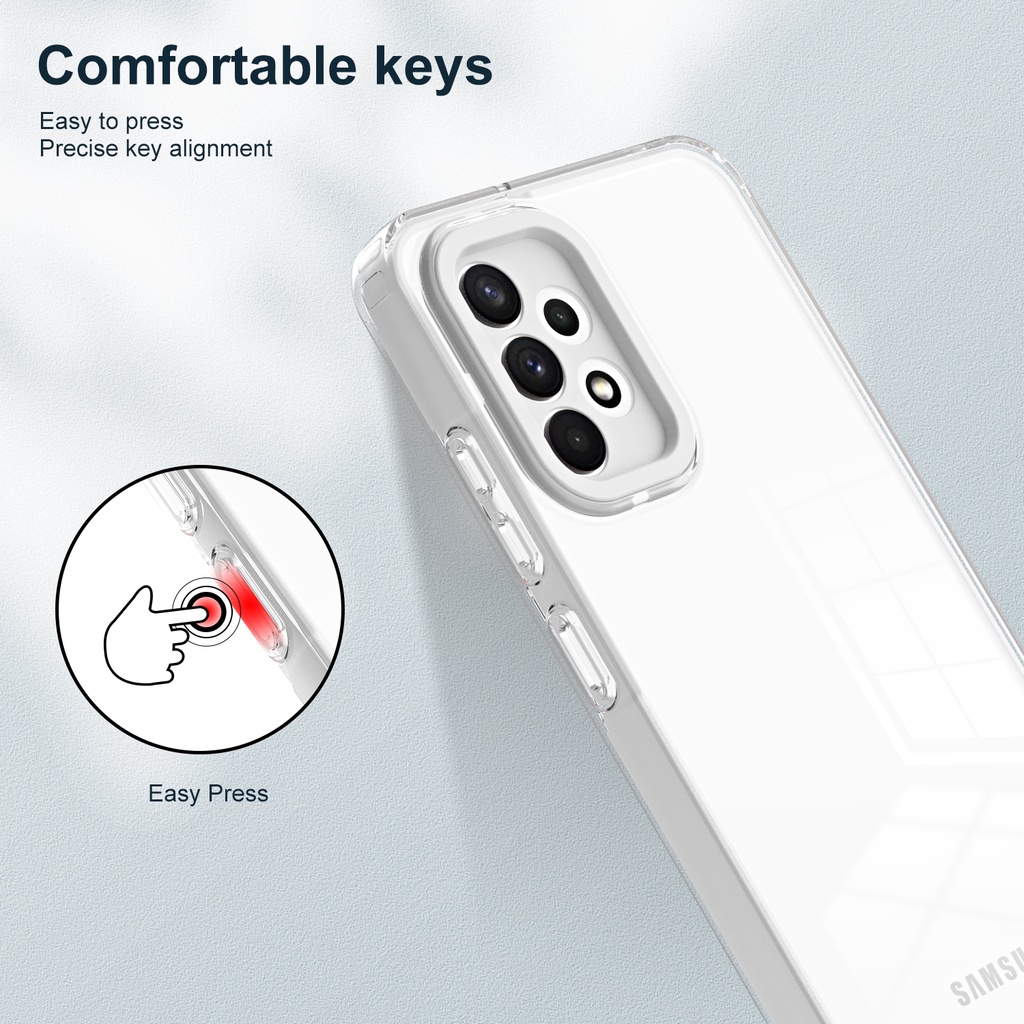 Ốp Điện Thoại PC TPU Trong Suốt Chống Sốc 2 Trong 1 Cho Samsung Galaxy A13 4G A13 5G A52 4G 5G A52s 5G A51 4G A32 4G A33 5G A53 5G A73 5G A23 4G