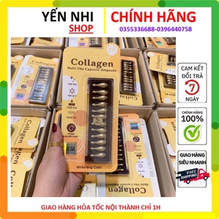 Viên Collagen tươi Ammud Multi Vita Ampoule Hàn Quốc vỉ 12 viên