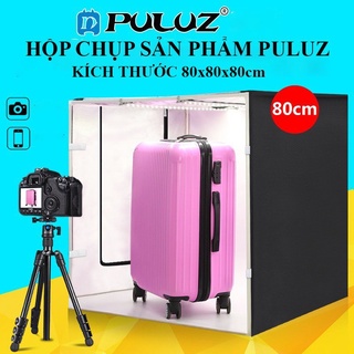 Hộp chụp ảnh sản phẩm Puluz 80x80 hộp chụp hình có đèn led hộp chụp ảnh sản phẩm lớn