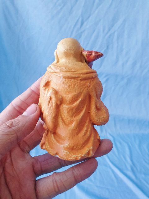 ÔNG DI LẶC TRANG TRÍ HỒ CÁ NON BỘ CAO 9CM