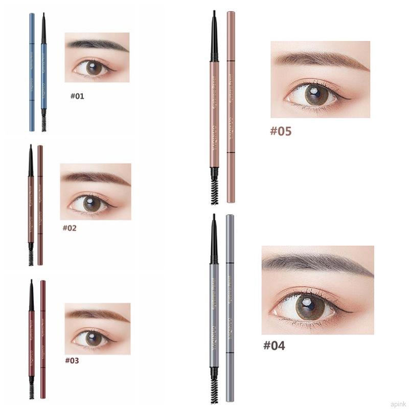 [Hàng mới về] Bút Kẻ Mày Dạng Ngòi Xoay Kháng Nước Và Chống Mồ Hôi Với Đầu Cọ Chải Tiện Dụng | BigBuy360 - bigbuy360.vn