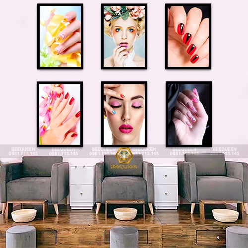 20 Mẫu Tranh Nail Trang Trí Tiệm Nail - Phong Cách Nail Art