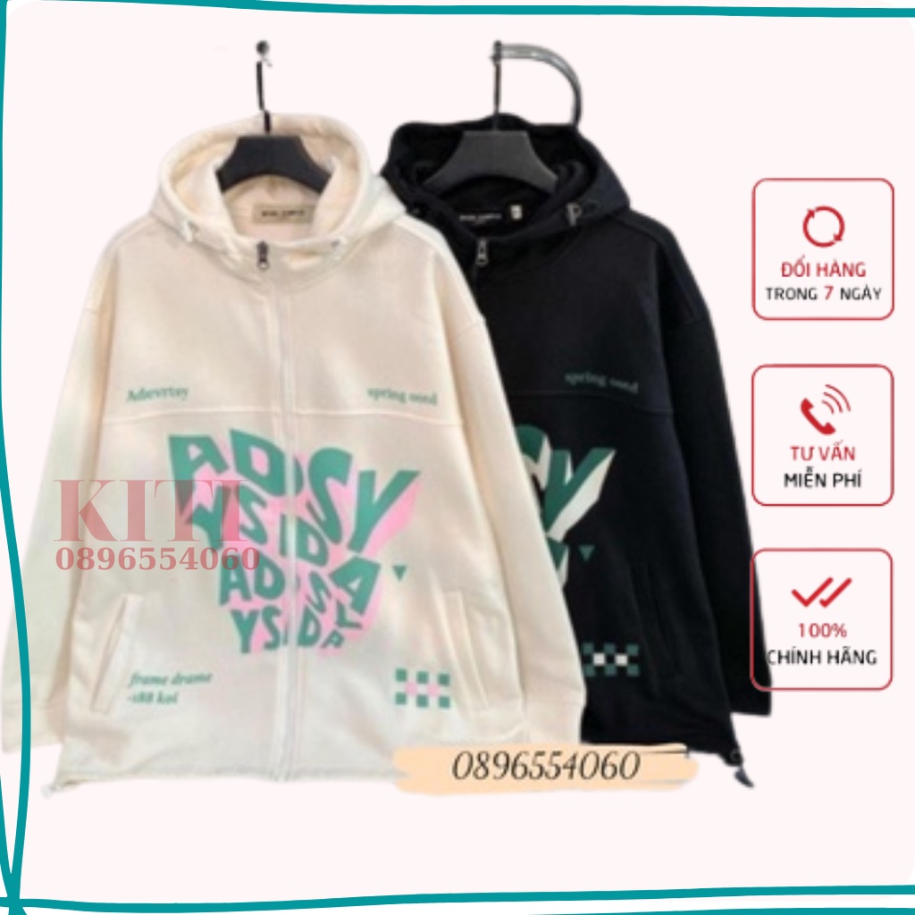 Áo Khoác Hoodie Zip ZAZY Form Rộng Tay Dài Phong Cách Ulzzang Nam Nữ Unisex (Ảnh Thật/ Có Sẵn) KHÔNG XÙ LÔNG