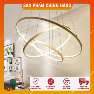 [Hàng cao cấp] Đèn Thả Trần - Đèn Thả Trần Không Gian Led Hình Tròn 3 Vòng Cao Cấp
