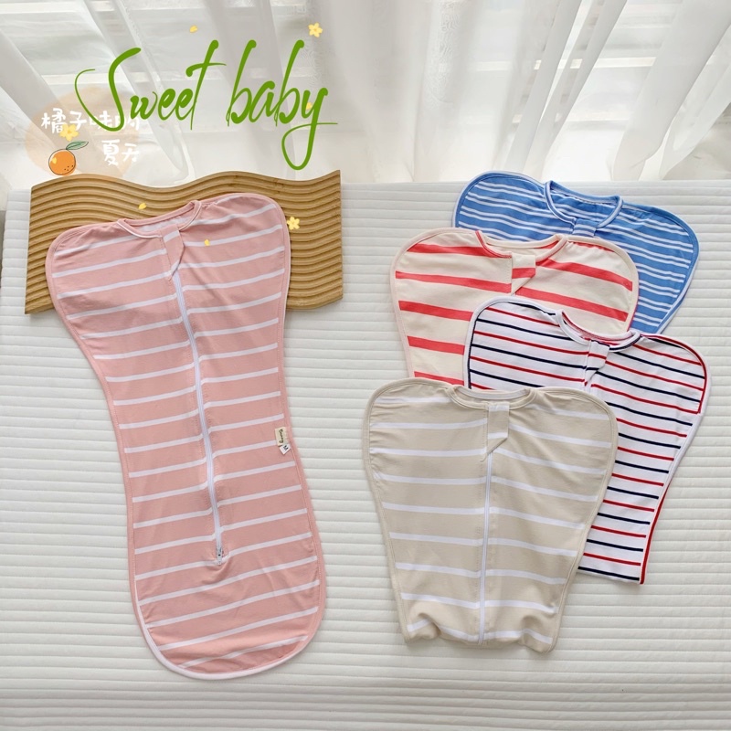 NHỘNG CHŨN CHO BÉ NGỦ NGON VẢI COTTON 4 CHIỀU THOÁNG MÁT
