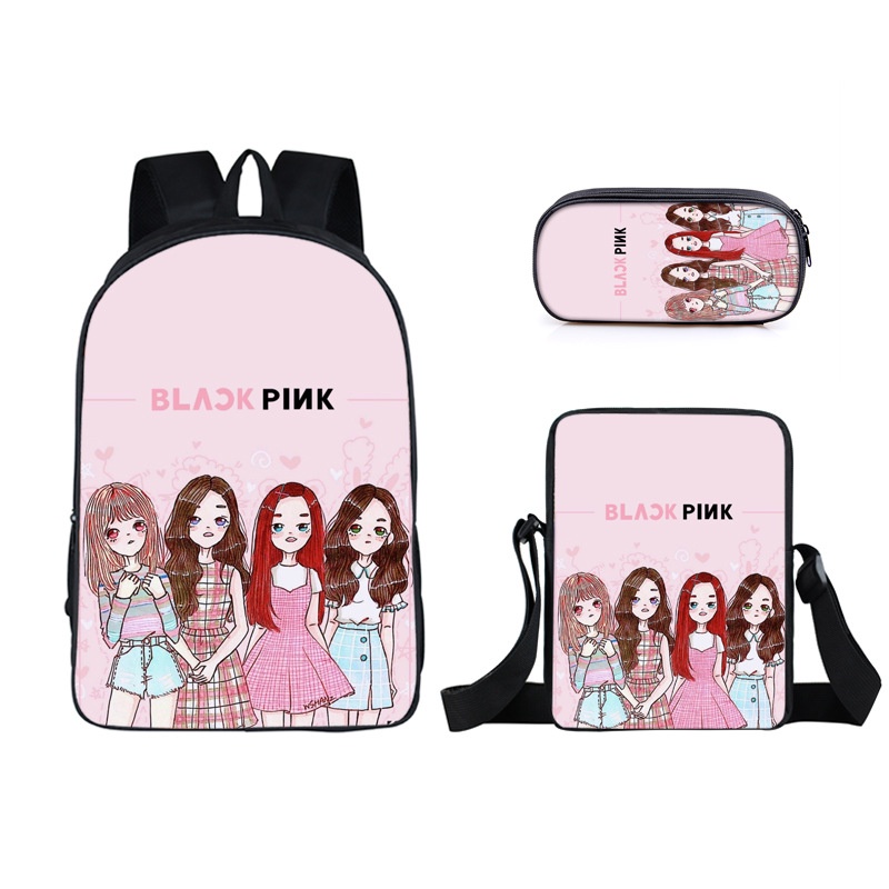 Ba Lô Đi Học In Hình Nhóm Nhạc blackpink Thời Trang Cho Học Sinh Dung Tích Lớn 1 Tuổi