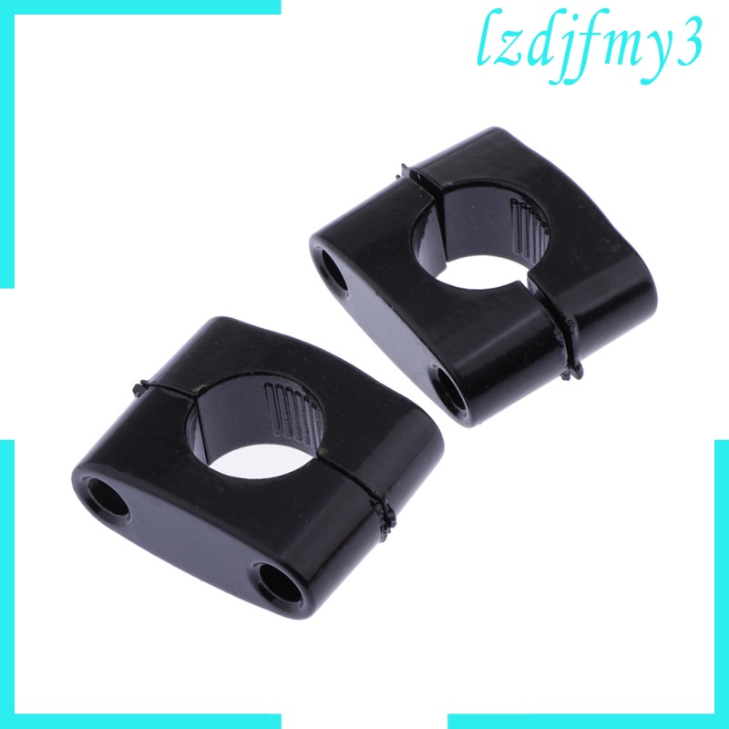 Set 2x1 Cặp Kẹp Nâng Tay Lái Xe Máy 22mm Bằng Hợp Kim Cnc Màu Đen | BigBuy360 - bigbuy360.vn