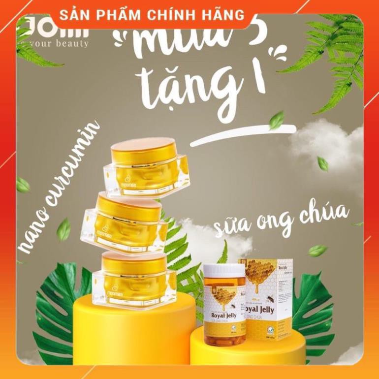 GEL MẶT NẠ NGỦ NGHỆ NANO NHÃ PHƯƠNG - MOOMERY - CHÍNH HÃNG - Mờ thâm-Nám-Dưỡng da - 3 TẶNG 1 SỮA ONG CHÚA-hũ 100gr