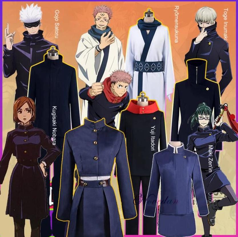 ✈COD✈ Bộ Đồ Hóa Trang Nhân Vật Anime Jujutsu Kaisen Yuji Itadori Nobara Kugisaki Megmi Fushigero