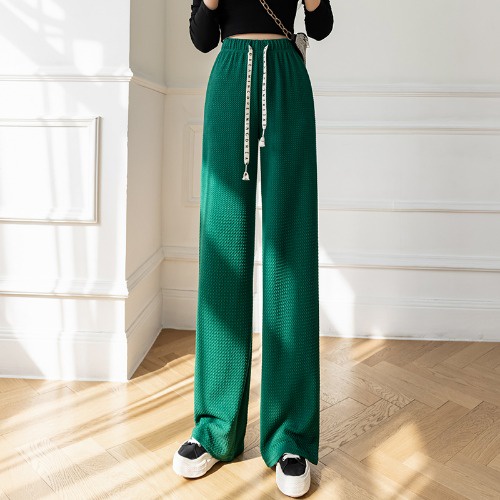 SUXI Quần Dài Lưng Cao Ống Rộng Phong Cách Vintage Cho Nữ