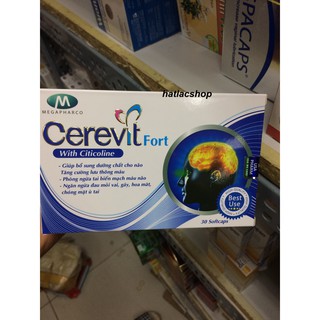 CEREVIT FORT - Hỗ trợ bổ não, tăng cường lưu thông máu