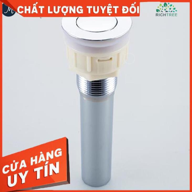 [FREE SHIP] Xi phông chậu rửa mặt lavabo chất liệu inox 304 Kèm đuôi nhựa co rút Loại nắp lật