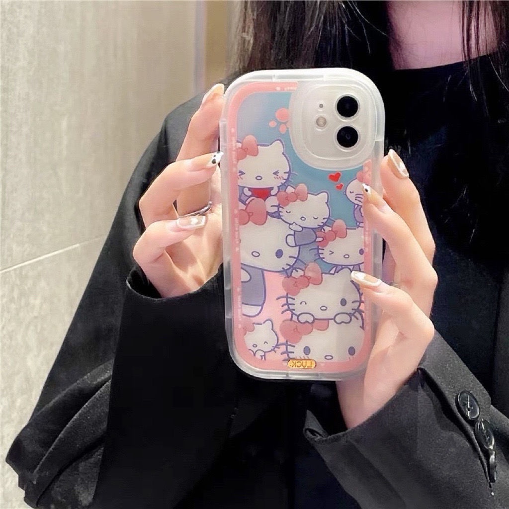 Ốp Điện Thoại Silicon Mềm Hình Mèo Hoạt Hình Cho IPhone 12 13 11 Pro Max X Xs Max Xr
