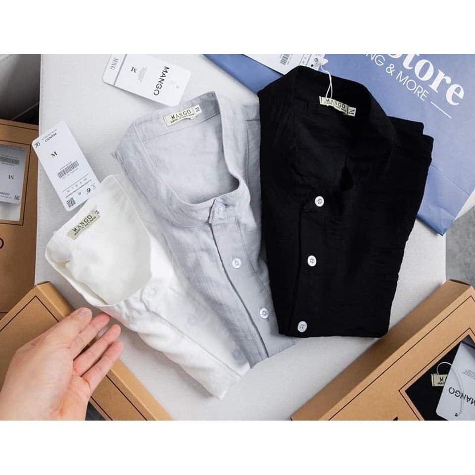 Xả áo đũi cộc tay cho nam