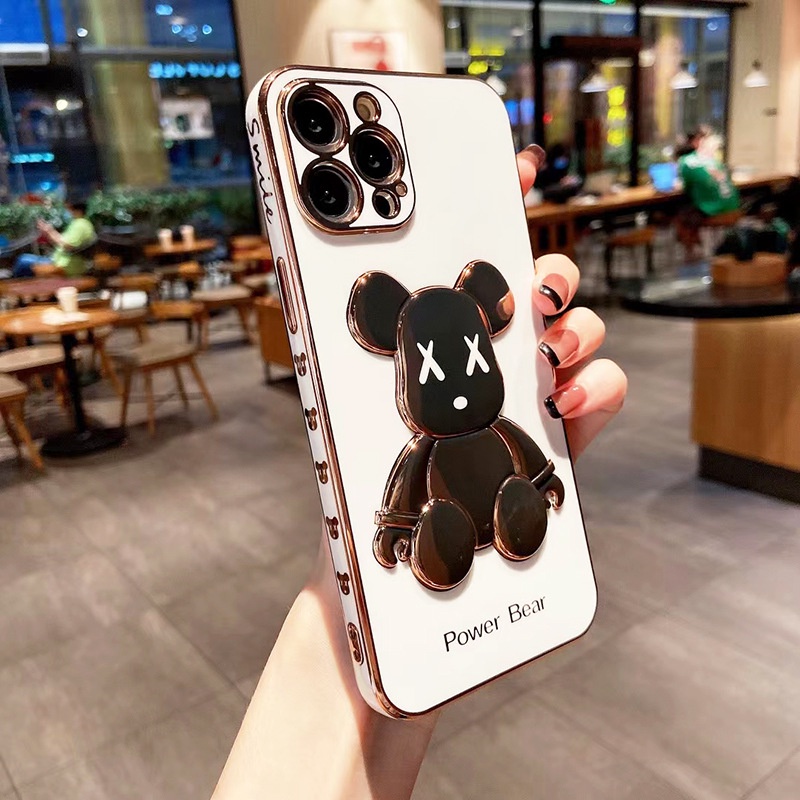 Ốp iphone hình gấu ốp lưng điện thoại cho iphone 6s/6splus/7/7plus/8/8plus/x/xs/11/12/13/pro/max