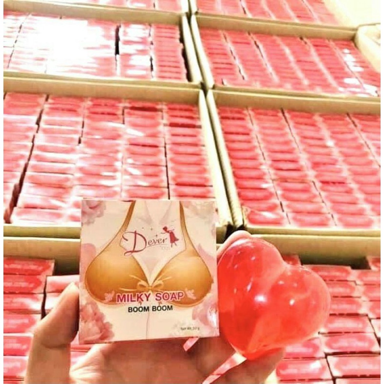 Xà phòng tắm massa thái lan,xà bông nở ngực milky soap chính hãng