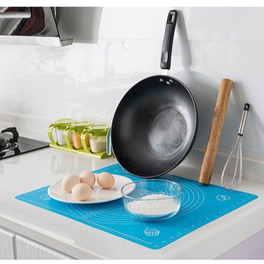 Tấm lót cán bột nhào bột , thảm cán bột làm bánh chống dính silicon 65x45cm 50x40cm