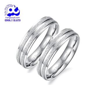 Nhẫn inox cặp đôi cao cấp bảo hành không đen - shopre_4_nc19